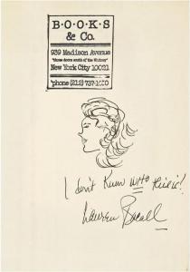 BACALL Lauren 1924,Self-Portrait,Bloomsbury New York US 2009-09-24