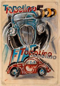 BACCI Aris 1894-1948,Fiat Topolino,Art - Rite IT 2023-11-30