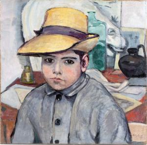 BACCI Baccio Maria,Ritratto di bambino con cappello di paglia,Bertolami Fine Arts 2023-12-15