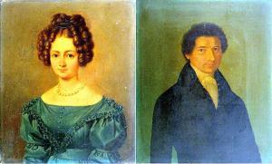 BACH Carl Daniel,Para portretów
"Kobieta w naszyjniku z pereł",1829,Desa Dom Auckcyjny 2006-03-18