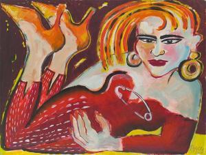 BACH Elvira 1951,Untitled (Reclining Woman),2002,Villa Grisebach DE 2024-03-24