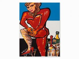BACH Elvira 1951,Woman in Red,1998,Auctionata DE 2016-12-27