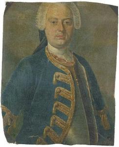 BACH Gottlieb Friedrich,Bildnis eines Edelmanns im blaugrauen Mantel,Galerie Bassenge 2014-11-28