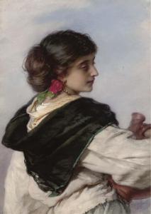 BACH Guido 1828-1905,A young Italian water carrier lost in thought,Christie's GB 2005-12-14