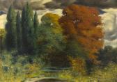 BACH Marcel 1879-1950,Herbstliche Waldlandschaft,1911,Zeller DE 2017-06-30