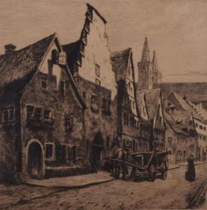 BACH Reinhold 1880-1950,Klingengasse Rothenburg o.T.,Heickmann DE 2010-06-19