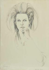 BACHARDY Don 1934,Portrait of Marguerite Littman (1930-2020),Woolley & Wallis GB 2023-06-07