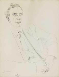 BACHARDY Don 1934,Portrait of Sir John Galway Foster,1964,Sworders GB 2022-11-27