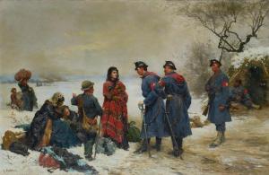 BACHELIN Auguste 1830-1890,The Fugitives - Frontière de Suisse,Bonhams GB 2019-11-20