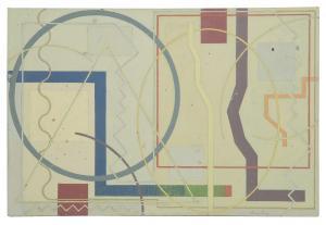 BACHER THOMAS 1951,Abstract of circles and lines that glow in the dark,Eldred's US 2012-06-28