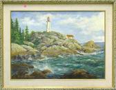 BACHEWICH Joyce,Coastal Lighthouse,1963,Clars Auction Gallery US 2007-03-31