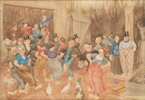 BACKER Willem 1900-1900,Le bal populaire,1924,Horta BE 2016-12-12