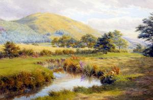 BACKHOUSE BIGLAND Mary 1844-1897,Landscape,1881,Rowley Fine Art Auctioneers GB 2013-02-19