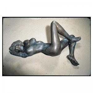 BACKHOUSE David 1941,a bronze figure of a reclining maiden,1986,Sotheby's GB 2002-09-24