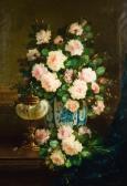 BACKVIS Frans 1857-1926,Stilleven met rozen,Campo BE 2013-03-26