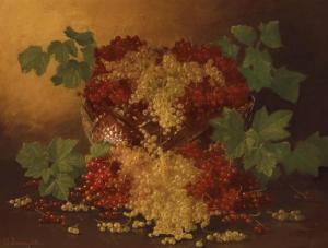 BACON Irving Lewis 1853-1910,Red and White Currants,1898,Shannon's US 2007-04-26