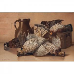BACON Irving Lewis 1853-1910,Still Life in American Feather Game,Treadway US 2009-05-03