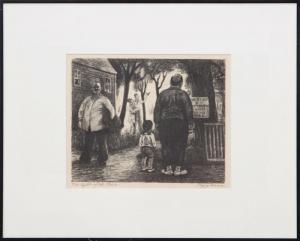 BACON Peggy 1895-1987,THE SIGHTS OF THE TOWN,1946,Stair Galleries US 2017-01-25
