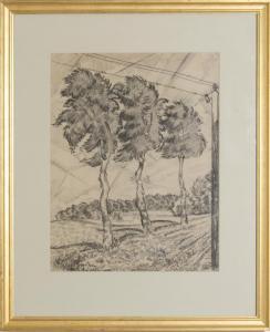 BADEN Heinz 1887-1954,Trees in a Landscape,Stair Galleries US 2016-07-15