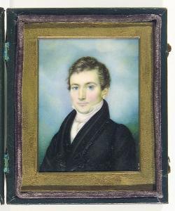 BADGER Thomas 1792-1868,A Gentleman, wearing black coat, white chemise and,Sotheby's GB 2007-11-21