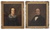 BADGER Thomas 1792-1868,Depict a man in black jacket,1856,Eldred's US 2014-06-07