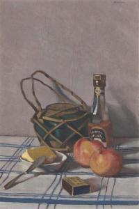 BADHAM Herbert 1899-1961,Still Life with Butter and Apples,1930,Leonard Joel AU 2020-12-01