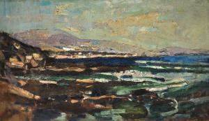 BAECHLER Donald 1956-2022,New Zealand Landscape,Elder Fine Art AU 2019-03-31
