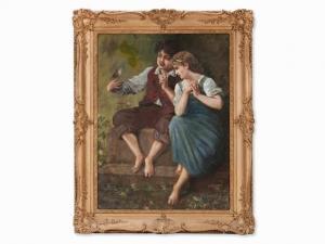 BAECKEN Gaston 1862,The Lovers,1900,Auctionata DE 2017-02-14
