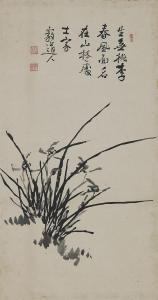 BAEK RYUN Huh 1891-1977,Orchids,Seoul Auction KR 2023-05-31