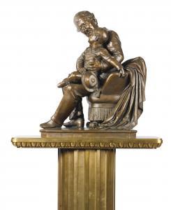 BAERER Henry 1837-1908,THE ALPHABET LESSON,1881,Sotheby's GB 2014-10-29