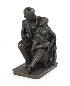 BAERER Henry 1837-1908,The Lesson,1881,New Orleans Auction US 2017-04-22