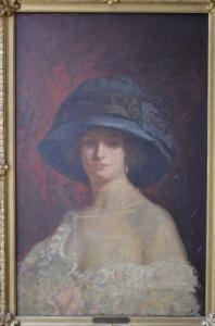BAES Edgard 1837-1909,Portrait de dame,Loeckx BE 2013-01-29