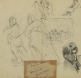 BAESU Aurel 1897-1928,Movement Studies,1919,Alis Auction RO 2010-04-10