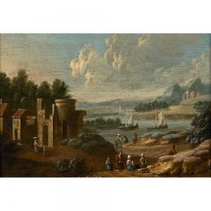 BAETS Marc 1650-1720,BORD DE RIVIERE ANIME,Tajan FR 2023-03-23