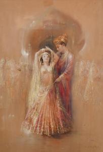 BAGDATOPOULOS William Spencer,an Eastern bride and groom at a wedding,John Nicholson 2024-01-24