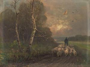 BAGER P,On the Way Home,c.1910,Auctionata DE 2016-10-18