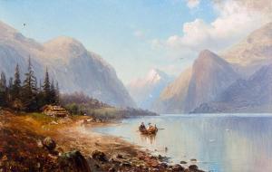 BAGGE Magnus Thulstrup 1825-1894,Sommertag am Moldefjord,1867,Leo Spik DE 2016-07-07