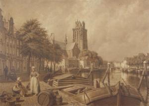 BAGGE SCOTT Robert 1849-1925,Dordrecht Tower,Keys GB 2020-10-30