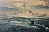BAGLEY Laurence 1922-1983,Composition of Royal Navy war ships including Shef,Henry Adams 2015-08-06