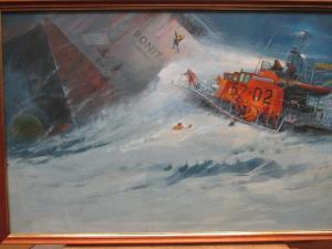 BAGLEY Laurence 1922-1983,The South West Division Lifeboat - 29 Rescued,1981,Cheffins GB 2017-12-14