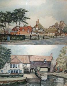 BAGOT ARTHUR 1879-1949,"Pulls Ferry" and "Early Winter Somerleyton",Keys GB 2012-02-03