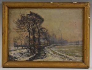 BAHNER Hermann 1867-1938,Snow on the Lowlands,Bamfords Auctioneers and Valuers GB 2019-05-15
