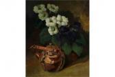 BAHNER Hermann 1867-1938,Still life with apples and flowers boiler,Twents Veilinghuis NL 2015-10-16