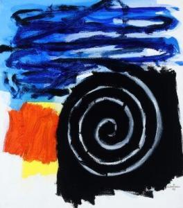 BAHNSEN Klaus,Composition with a spiral,1998,Bruun Rasmussen DK 2017-08-01