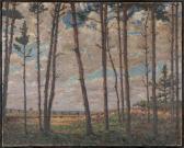 BAHR Joachim Heinrich 1800-1900,trees,1918,South Bay US 2018-12-08