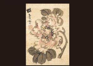 BAIITSU Yamamoto 1783-1856,Peony,Mainichi Auction JP 2009-02-07