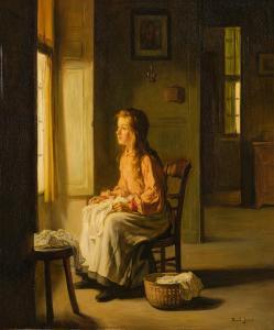 BAIL Joseph 1862-1921,Girl by a Window,Sotheby's GB 2023-10-06