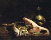 BAIL Joseph 1862-1921,Nature morte aux poissons,Christie's GB 2006-11-15