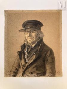 BAILE Joseph 1819-1856,Portrait d'homme à la casquette,1840,Artprecium FR 2022-03-25