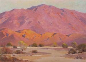 BAILEY Alfred Charles 1883-1945,Colorful Desert Foothills,Burchard US 2014-04-27